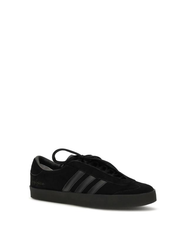 와이쓰리 [해외직구][K68]요지야마모토 LA6689 BLACK 남성 스니커즈 단화 로우탑 하이탑 Gazelle leather Sneakers 착용컷