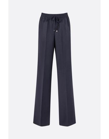 [해외직구][E32]KITON D48122K0520I03002 여성 바지 팬츠 트라우저 면바지 슬렉스 로고 KITON drawstring trousers in wool blend