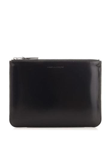 [해외직구][A94]꼼데가르송 SA5100MISILV 공용 미니백 지갑 COMME DES GARCONS WALLET COMME DES GARCONS WALLET Shiny Leather Pouch