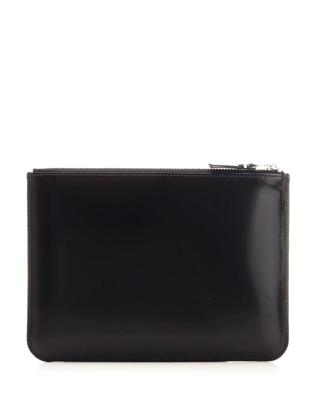 꼼데가르송 [해외직구][A94]꼼데가르송 SA5100MISILV 공용 미니백 지갑 COMME DES GARCONS WALLET COMME DES GARCONS WALLET Shiny Leather Pouch 착용컷