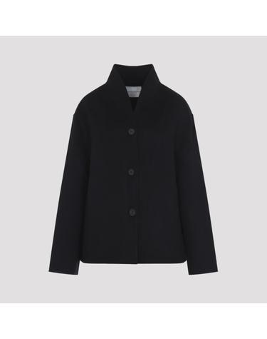 [해외직구][D14]스튜디오니콜슨 RHINESNW1872 DARKEST NAVY 여성 자켓 코트 아우터 Studio Nicholson Rhine Stand Collat Double Faced Jacket
