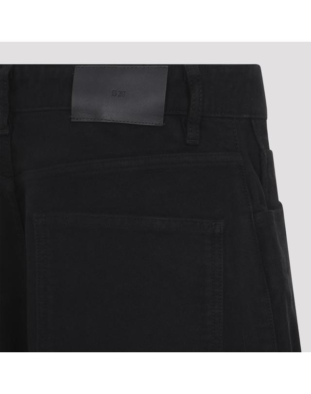 스튜디오 니콜슨 [해외직구][D14]스튜디오니콜슨 PAOLOSNM1023 BLACK 남성 데님진 청바지 하의 Studio Nicholson Paolo Jeans 착용컷