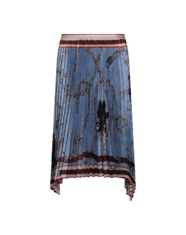 [해외직구][B47]아크네 스튜디오 AF0575AAL 여성 스커트 치마 DENIM BLUE SILK PLEATED SKIRT
