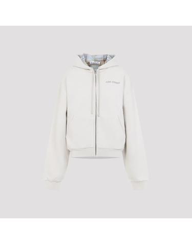 [해외직구][D14]아크네 스튜디오 AI0191 COW PEBBLE BEIGE 여성 맨투맨 후드 스웨트셔츠 집업 Acne Studios Hoodie