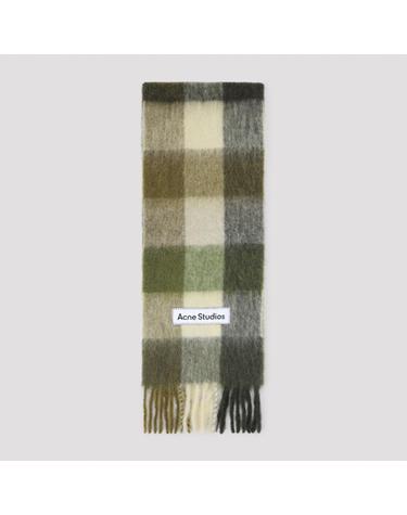[해외직구][D14]아크네 스튜디오 CA0084 DXY KHAKI CREAM DARK GRE 남성 머플러 스카프 숄 Acne Studio Scarf