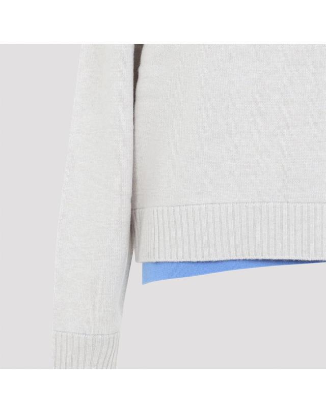 아크네스튜디오 [해외직구][D14]아크네 스튜디오 A60713 DRT DIRTY WHITE 여성 자켓 코트 아우터 Acne Studios Polo Sweater 착용컷