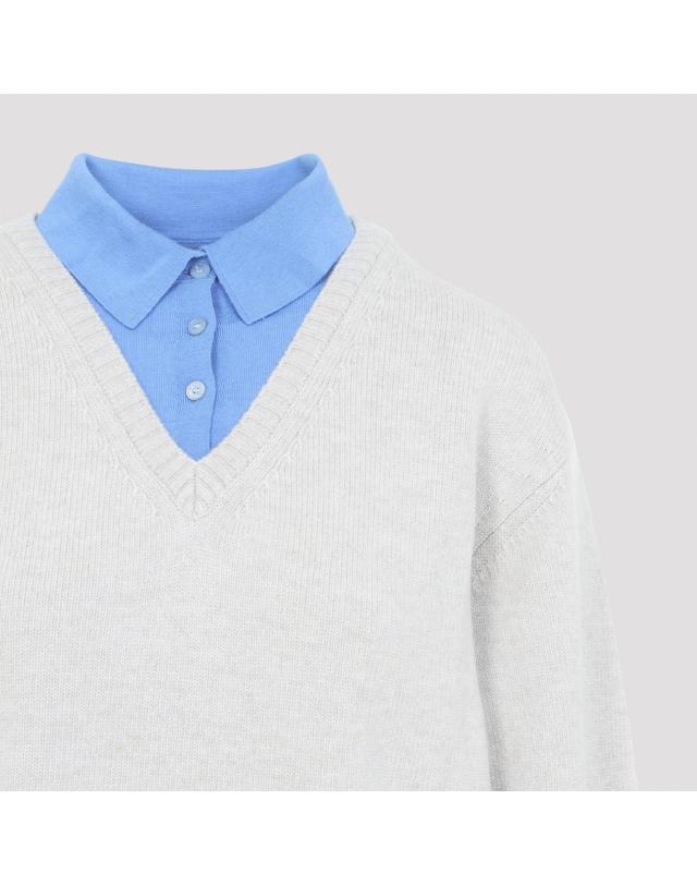 아크네스튜디오 [해외직구][D14]아크네 스튜디오 A60713 DRT DIRTY WHITE 여성 자켓 코트 아우터 Acne Studios Polo Sweater 착용컷