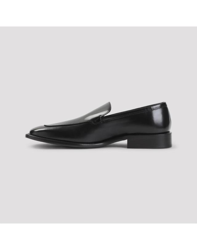 아크네스튜디오 [해외직구][D14]아크네 스튜디오 CD0027 900 BLACK 남성 로퍼 모카신 단화 Acne Studios Loafer 착용컷