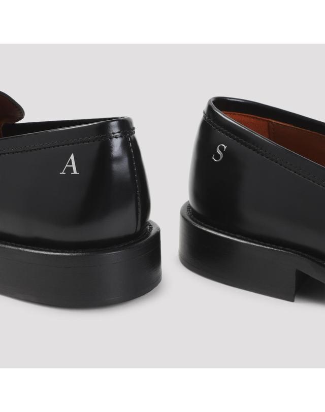 아크네스튜디오 [해외직구][D14]아크네 스튜디오 CD0027 900 BLACK 남성 로퍼 모카신 단화 Acne Studios Loafer 착용컷