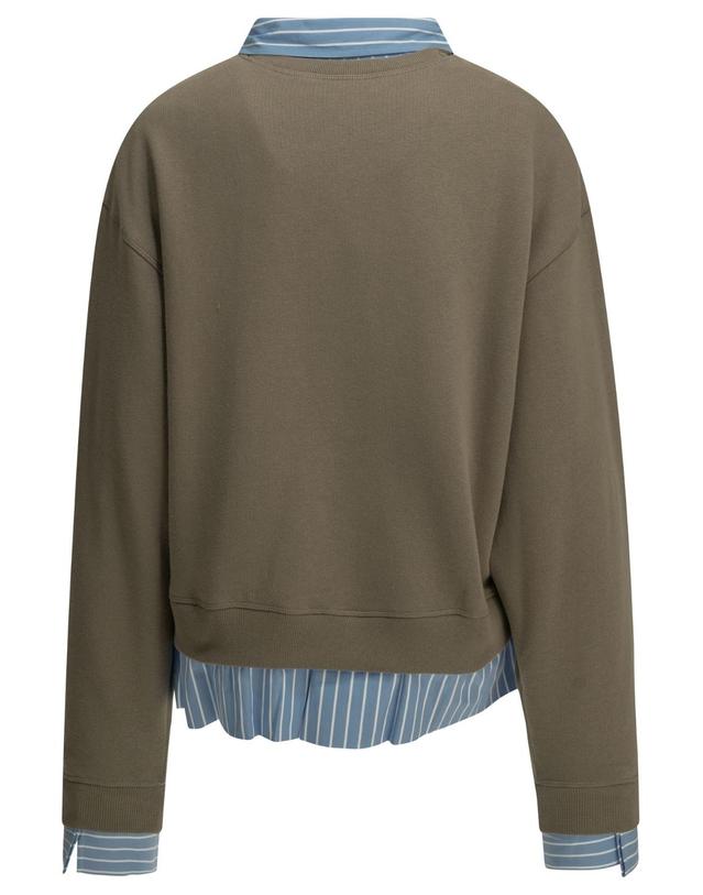 아크네스튜디오 [해외직구][V90]아크네 스튜디오 AI0192AEM 여성 맨투맨 후드 스웨트셔츠 Sweatshirts 착용컷