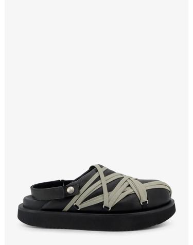 [해외직구][N85]릭오웬스 RU02F4803 남성 샌들 플랫 슬리퍼 조리 RICK OWENS Megalace leather sandals