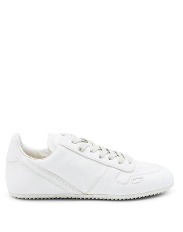 [해외직구][B47]릭오웬스 RP01F6895LBHX1111 여성 스니커즈 로우탑 WHITE LEATHER SNEAKERS