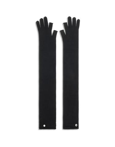 [해외직구][K68]릭오웬스 RP02F5491WS 09 여성 장갑 글로브 니트 가죽 Long fingerless wool Gloves