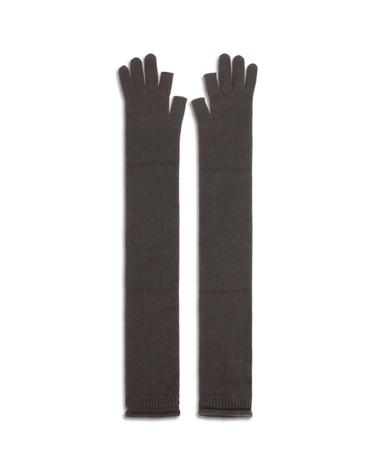[해외직구][K68]릭오웬스 RP02F5491WS 78 여성 장갑 글로브 니트 가죽 Long fingerless wool Gloves