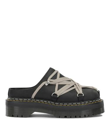 [해외직구][V90]릭오웬스 DM02F1815600109 남성 샌들 플립플랍 조리 슬리퍼 Rick Owens x Dr Martens Quad Sole Megalace Mules