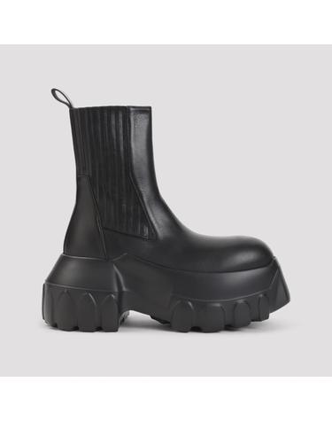 [해외직구][D14]릭오웬스 RU02F4860LOOEC 99 BLACK 남성 부츠 첼시부츠 바이커부츠 Rick Owens Beatle Mega Tractor Boot
