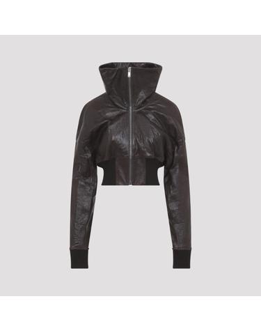 [해외직구][D14]릭오웬스 RP02F5714LBE 84 GREASE 여성 자켓 코트 아우터 Rick Owens Dracuflight Cropped Jacket