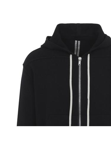 [해외직구][D14]릭오웬스 RU02F4614WSBR 09 BLACK 남성 맨투맨 후드 스웨트셔츠 집업 Rick Owens Zipped Hoodie
