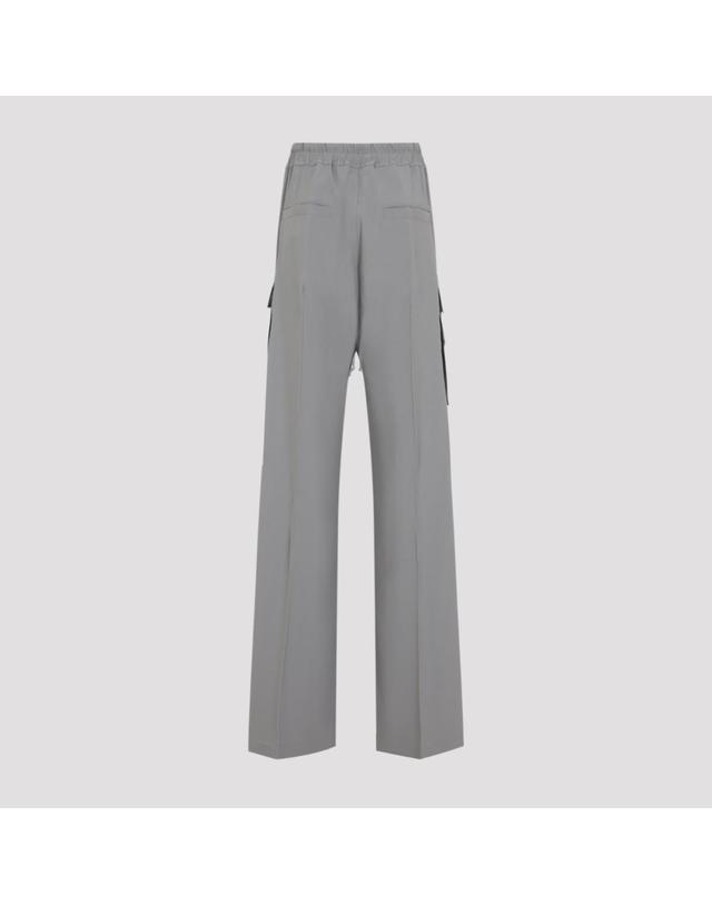 릭오웬스 [해외직구][D14]릭오웬스 RP02F5327HY 48 DRK PEARL 여성 팬츠 하의 트라우저 바지 Rick Owens Cargobelas Pants 착용컷