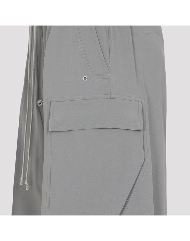 릭오웬스 [해외직구][D14]릭오웬스 RP02F5327HY 48 DRK PEARL 여성 팬츠 하의 트라우저 바지 Rick Owens Cargobelas Pants 착용컷