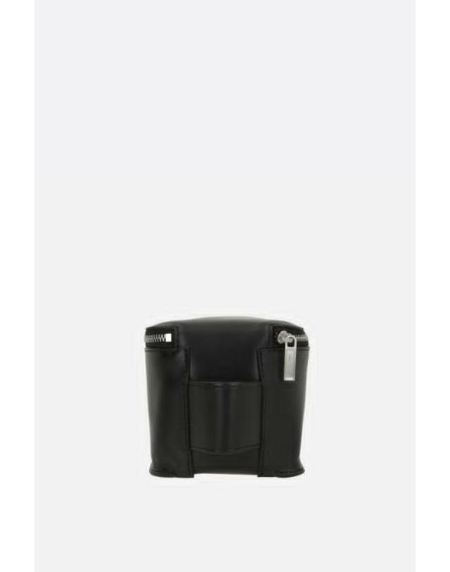 릭오웬스 [해외직구][E32]릭오웬스 RV0000002LGW09 남성 카드지갑 카드홀더 RICK OWENS small beauty case in smooth leather 착용컷