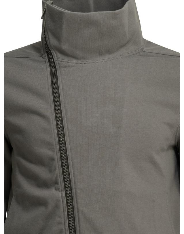 릭오웬스 [해외직구][V90]릭오웬스 RU02F4272BA28 남성 맨투맨 후드 스웨트셔츠 집업 Bauhaus zippered sweatshirt 착용컷