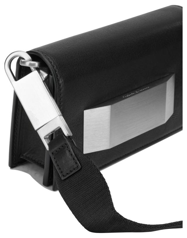 릭오웬스 [해외직구][V90]릭오웬스 RA02F0941LOOWEH09 여성 숄더백 호보백 크로스백 Mini Griffin Small Shoulder Bag 착용컷