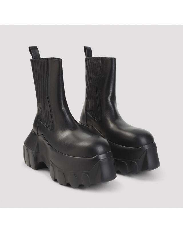 릭오웬스 [해외직구][D14]릭오웬스 RU02F4860LOOEC 99 BLACK 남성 부츠 첼시부츠 바이커부츠 Rick Owens Beatle Mega Tractor Boot 착용컷