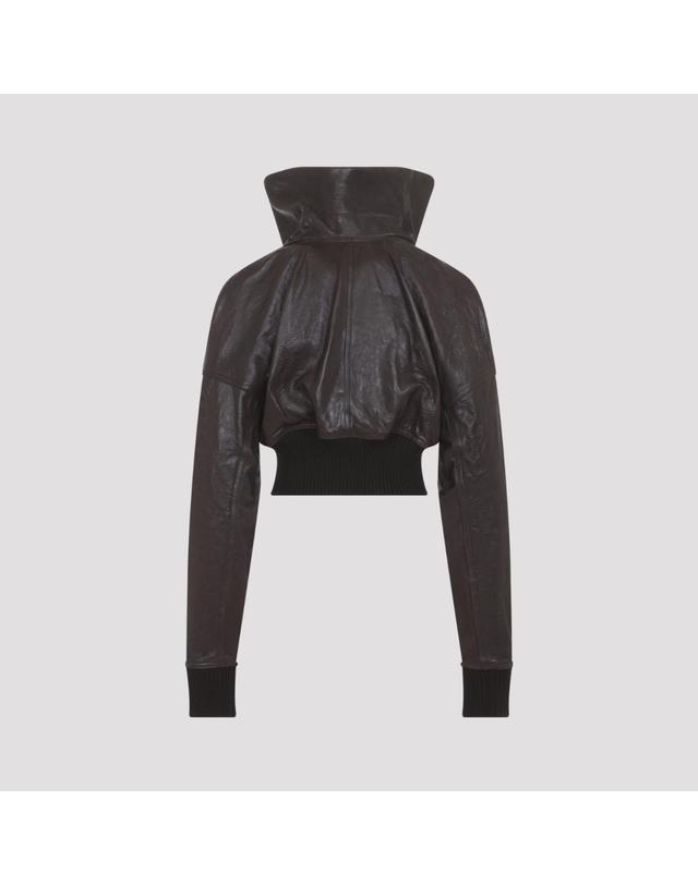 릭오웬스 [해외직구][D14]릭오웬스 RP02F5714LBE 84 GREASE 여성 자켓 코트 아우터 Rick Owens Dracuflight Cropped Jacket 착용컷