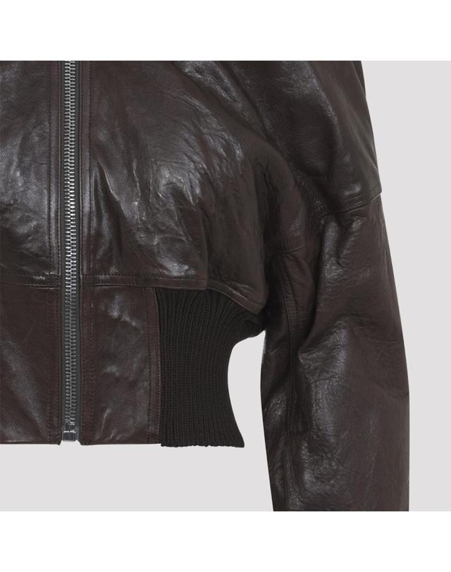 릭오웬스 [해외직구][D14]릭오웬스 RP02F5714LBE 84 GREASE 여성 자켓 코트 아우터 Rick Owens Dracuflight Cropped Jacket 착용컷