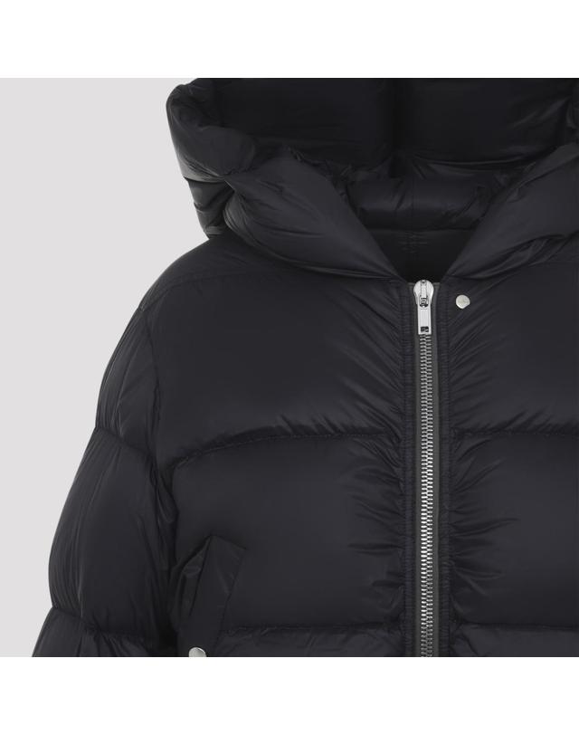 릭오웬스 [해외직구][D14]릭오웬스 RP02F5775NPD3 09 BLACK 여성 자켓 코트 아우터 Rick Owens Hooded Jacket 착용컷