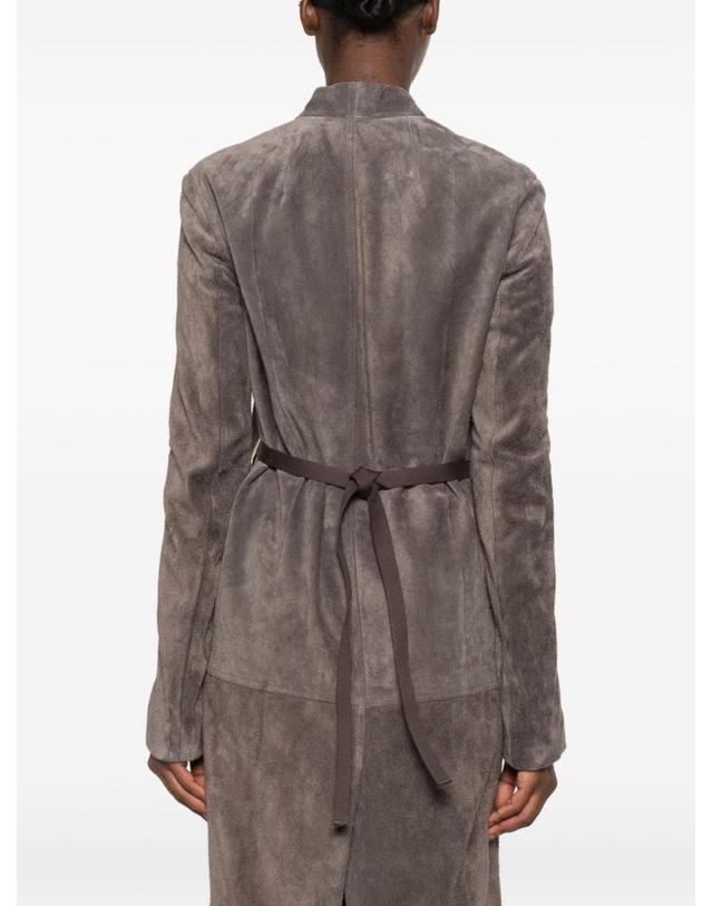 릭오웬스 [해외직구][P13]릭오웬스 RO02F5954LVSH78 여성 코트 트렌치코트 패딩 아우터 RICK OWENS LEATHER LONG COAT 착용컷