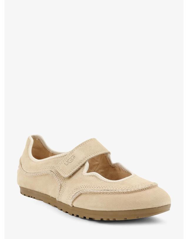 어그 [해외직구][N85]어그 1187530 여성 로퍼 플랫슈즈 발레리나 뮬 UGG Quill Mary suede sneakers with engraved logo on the side 착용컷