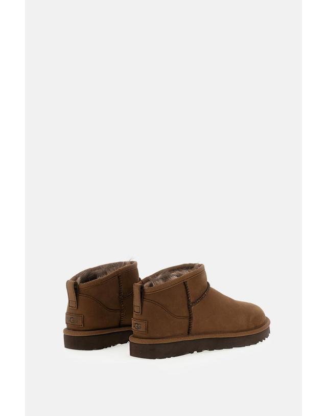 어그 [해외직구][G95]어그 1184556DARKCHESTNUT 여성 앵클부츠 가죽부츠 레인부츠 CLASSIC ULTRA MINI NUBUCK BOOTS 착용컷