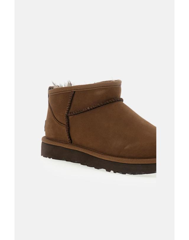 어그 [해외직구][G95]어그 1184556DARKCHESTNUT 여성 앵클부츠 가죽부츠 레인부츠 CLASSIC ULTRA MINI NUBUCK BOOTS 착용컷