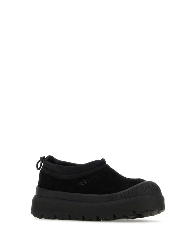 어그 [해외직구][X45]어그 1144096 BBLC 남성 슬리퍼 샌들 플립플랍 조리 Black suede and rubber Tasman Weather Hybrid slip ons 착용컷