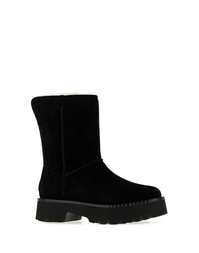 어그 [해외직구][X45]어그 1184492 BLK 여성 앵클부츠 미들 롱부츠 니하이부츠 Black suede Uptowner ankle boots 착용컷
