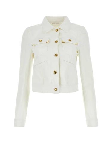 [해외직구][X45]팜앤젤스 PWYE037R24DEN001 0303 여성 자켓 베스트 블레이저 봄버 데님 White denim jacket