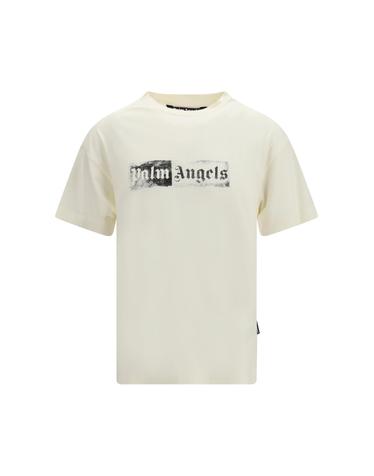 [해외직구][K68]팜앤젤스 PAMAA001JR005 0310 남성 티셔츠 민소매 탑 반팔 긴팔 Stamp T shirt with logo