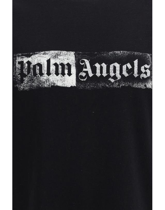 팜엔젤스 [해외직구][K68]팜앤젤스 PAMAA001JR005 1003 남성 티셔츠 민소매 탑 반팔 긴팔 Stamp T shirt with logo 착용컷