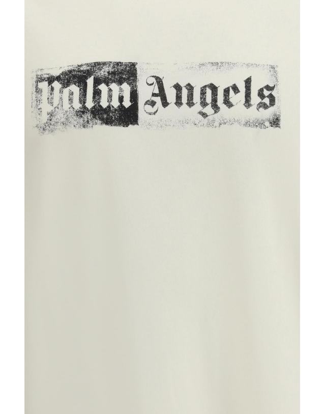 팜엔젤스 [해외직구][K68]팜앤젤스 PAMAA001JR005 0310 남성 티셔츠 민소매 탑 반팔 긴팔 Stamp T shirt with logo 착용컷