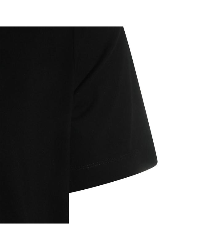 마짜렐리 [해외직구][S27]MAZZARELLI PUGLIA2206 남성 티셔츠 긴팔티 반팔티 피케셔츠 폴로티 반팔 셔츠 BLACK COTTON T SHIRT 착용컷