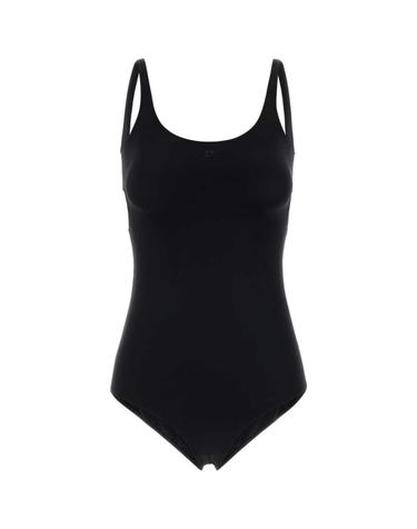 [해외직구][X45]쿠레주 126JMB053PA0043 9999 여성 수영복 비키니 커버업 스윔웨어 Black stretch nylon swimsuit