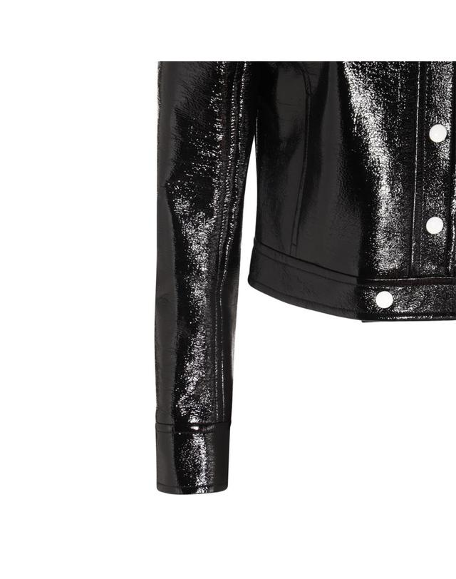 쿠레주 [해외직구][B47]쿠레주 PERCBL005VY00149999 여성 자켓 아우터 BLACK CASUAL JACKET 착용컷