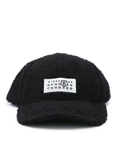 [해외직구][Q11]메종마르지엘라 S52TC0072M13319900 여성 모자 BLACK COTTON LOGO BASEBALL CAP