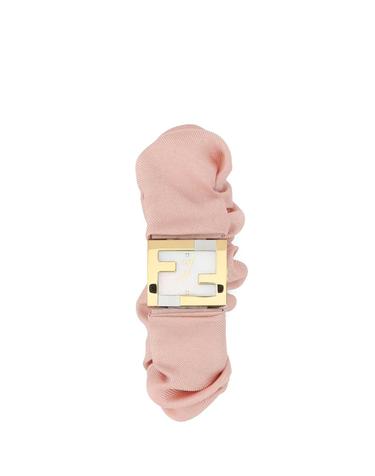 [해외직구][X45]펜디 FOW848A85F F0TX3 여성 손목시계 패션시계 여성시계 Stainless steel and pink nylon Fendimania Baguette watch