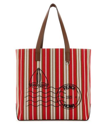 [해외직구][X45]펜디 7VA657AUGU F1SCQ 남성 토트백 쇼퍼백 크로스백 Embroidered canvas shopping bag