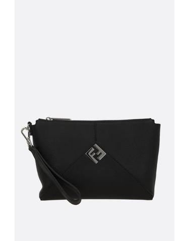 [해외직구][E32]펜디 7VA679ASIHF0GXN 남성 클러치 파우치백 뷰티케이스 가방 미니백 크로스 FENDI Fendi Lui clutch in grainy leather