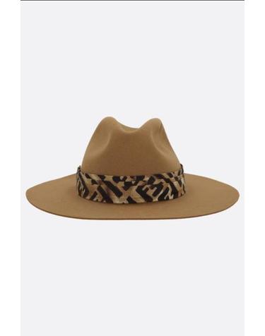 [해외직구][E32]펜디 FXQ710AVP7F0QB8 여성 모자 FENDI wool felt fedora hat