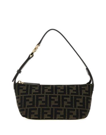 [해외직구][X45]펜디 8BS124B17A F14YN 여성 토트백 쇼퍼백 탑핸들백 핸드백 Embroidered jacquard small Vanity handbag